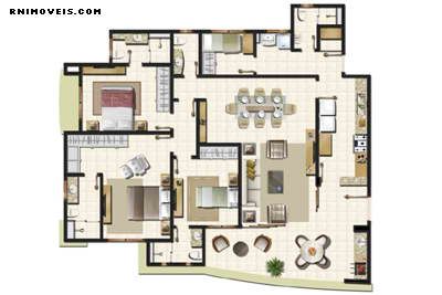Planta do apartamento
