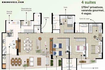 Planta 170 m2