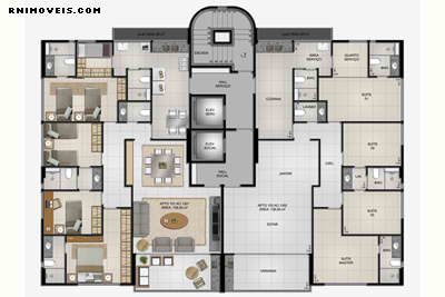 Planta do andar